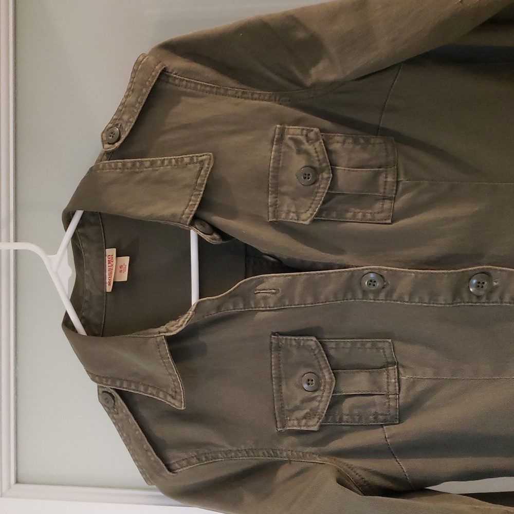Mossimo Supply Co. Olive Green Cotton Jacket